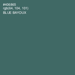 #406865 - Blue Bayoux Color Image